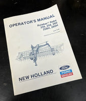 NEW HOLLAND 258H 260H ROLABAR SIDE DELIVERY RAKE OPERATORS MANUAL OWNERS BOOK