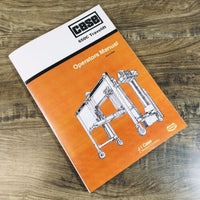 Case Drott 650C Travelift Operators Manual Owners Book Maintenance
