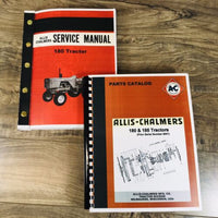 Allis Chalmers 180 Tractor Service Manual Parts Operators Owners S/N 0-8001