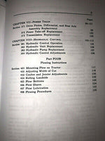 FORD 8N TRACTOR OPERATORS OWNERS MANUAL INCLUDES SERVICE INFO BULLETINS LOG BOOK